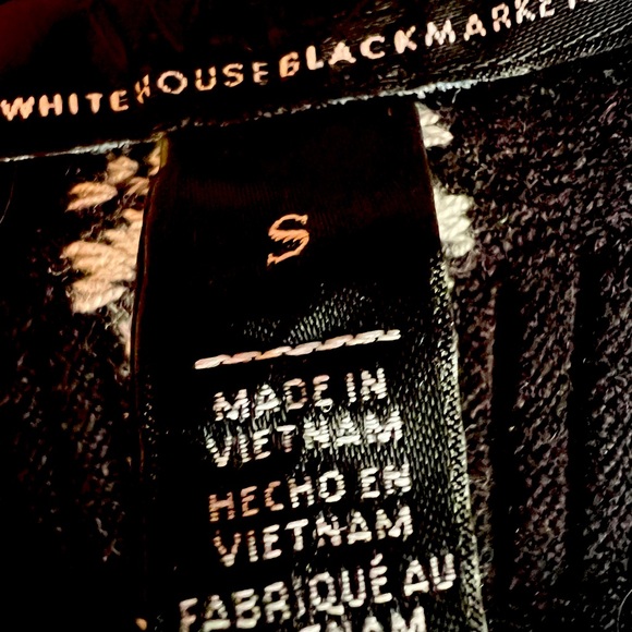 White House Black Market WHBM Jacquard Sweater. New with Tags Small - Picture 5 of 7